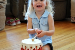 Playing the drums is so much fun!